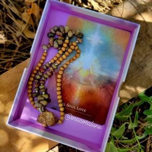 Unakite Mala Necklace